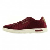 Le Coq Sportif Arthur Ashe Int W Velvet Ruby Wine Violet - Chaussures Baskets Basses Femme Réduction